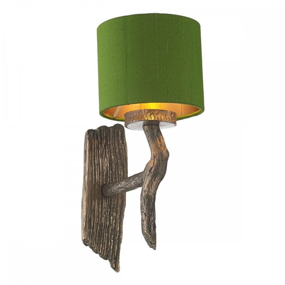 Joshua Single Wall Bracket Bronze Bespoke Shade