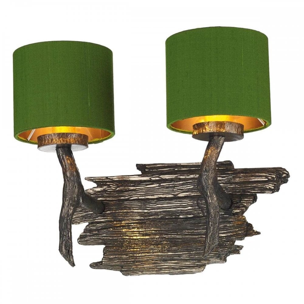 Joshua Double Wall Bracket Bespoke Shade