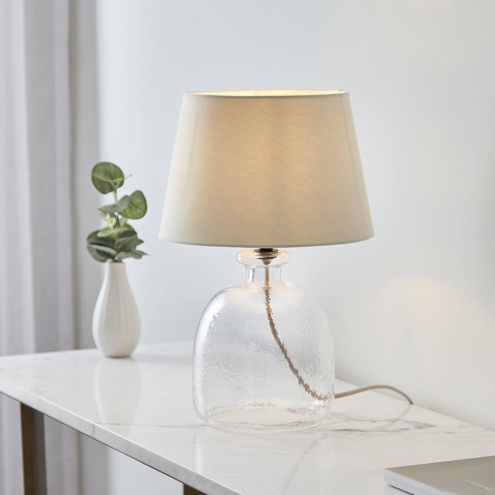 Lyra Glass Table Lamp Base Only