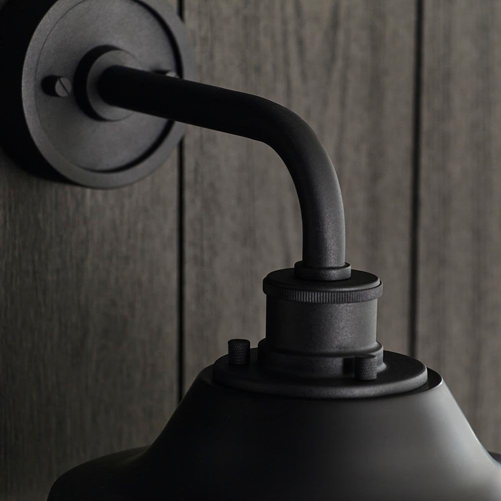 Lloyd Caged Black Outdoor Wall Light IP44