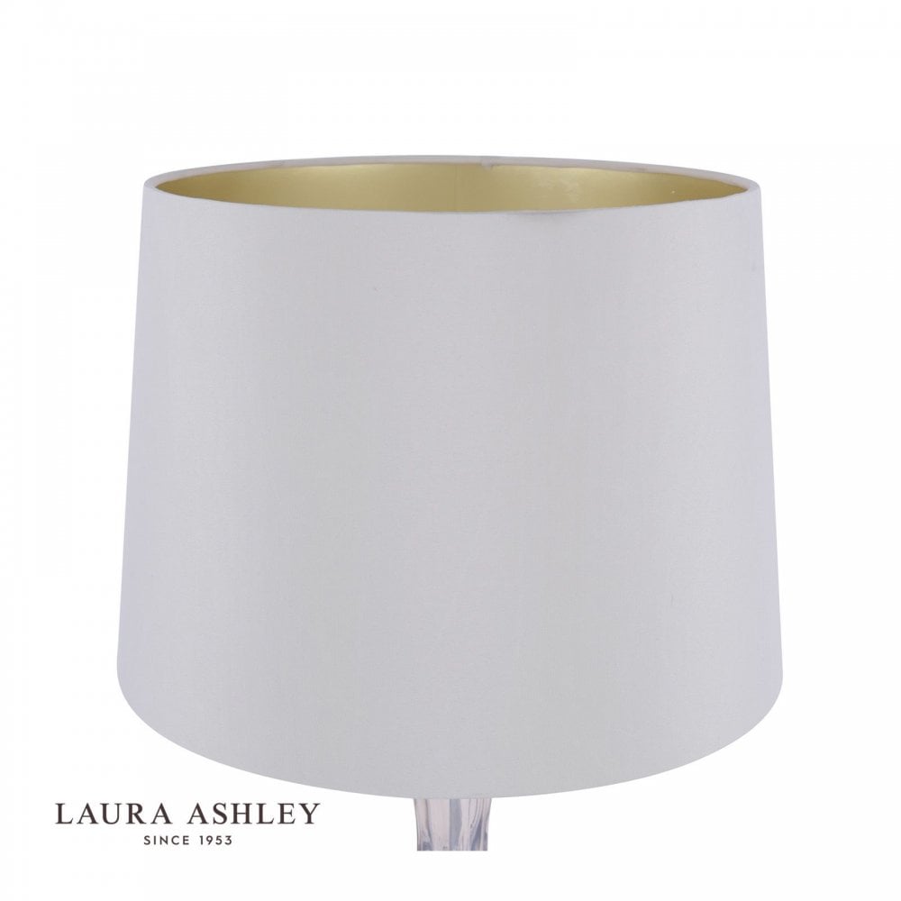 Nevern Champagne Glass Table Lamp C/W Shade