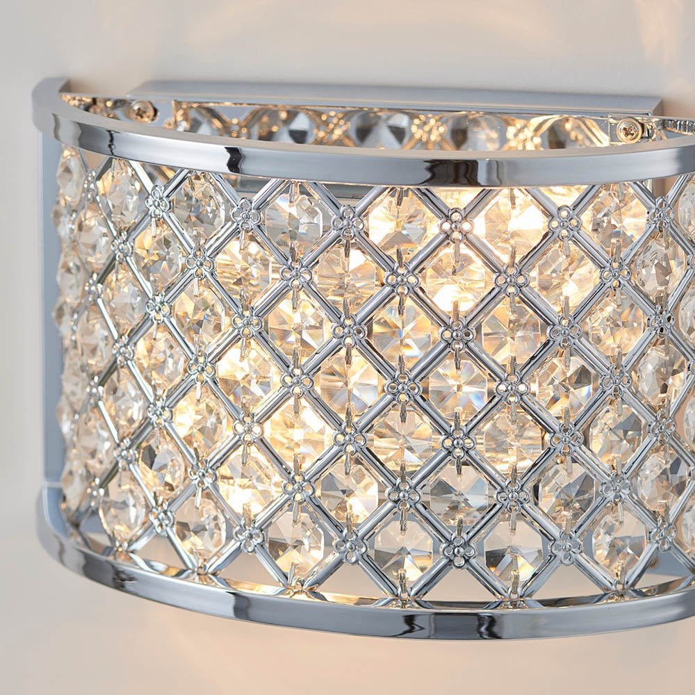 Hudson Wall Light in Chrome