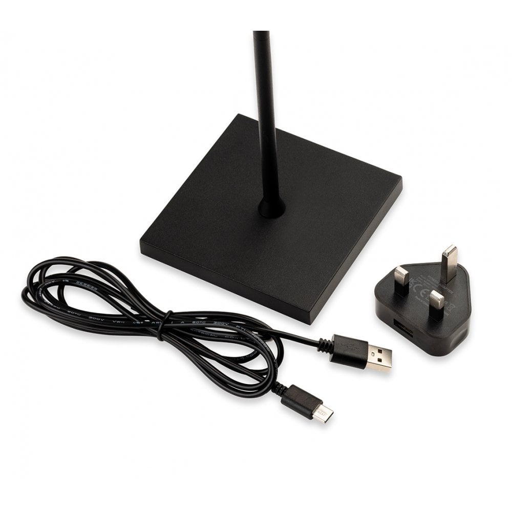 Koko LED Outdoor Table Lamp in Black