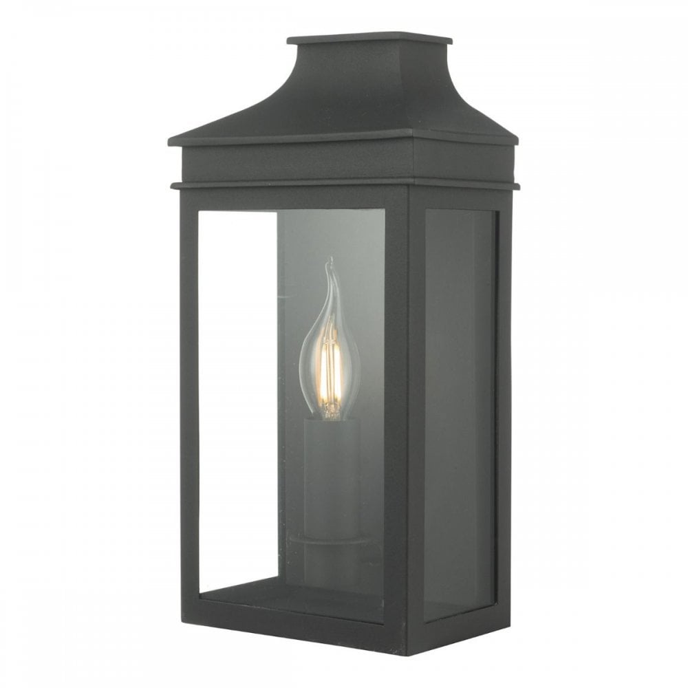 Vapour Coach Lantern in Matt Black