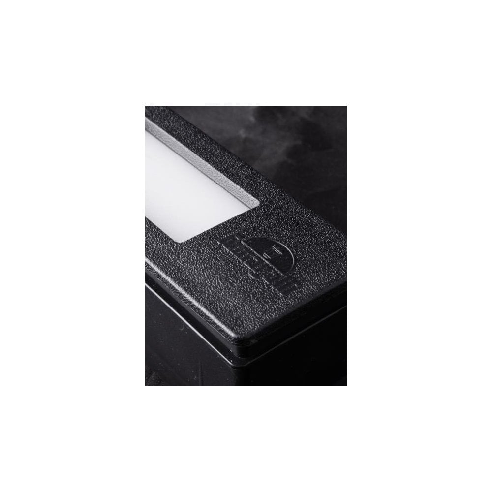 Nina 270mm Recessed Wall Light in Black