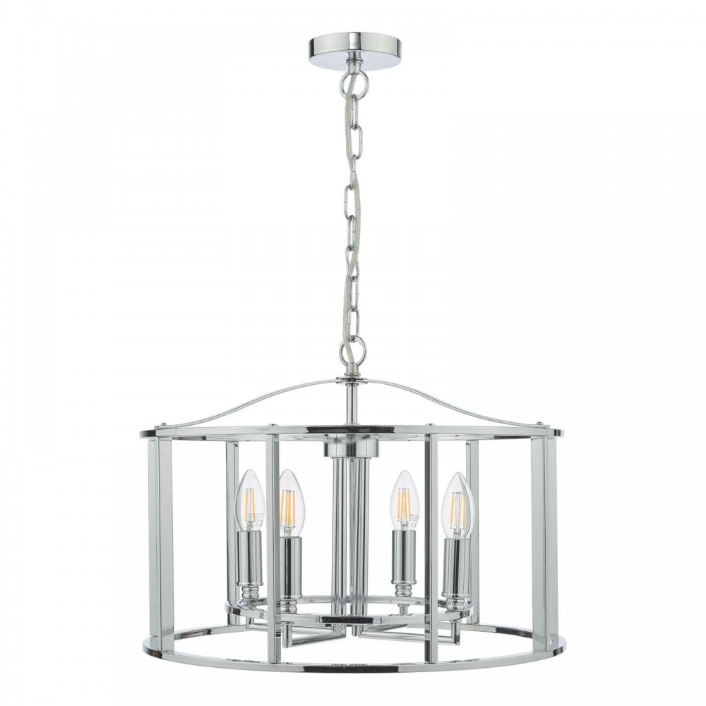 Myka 4 Light Pendant in Polished Chrome