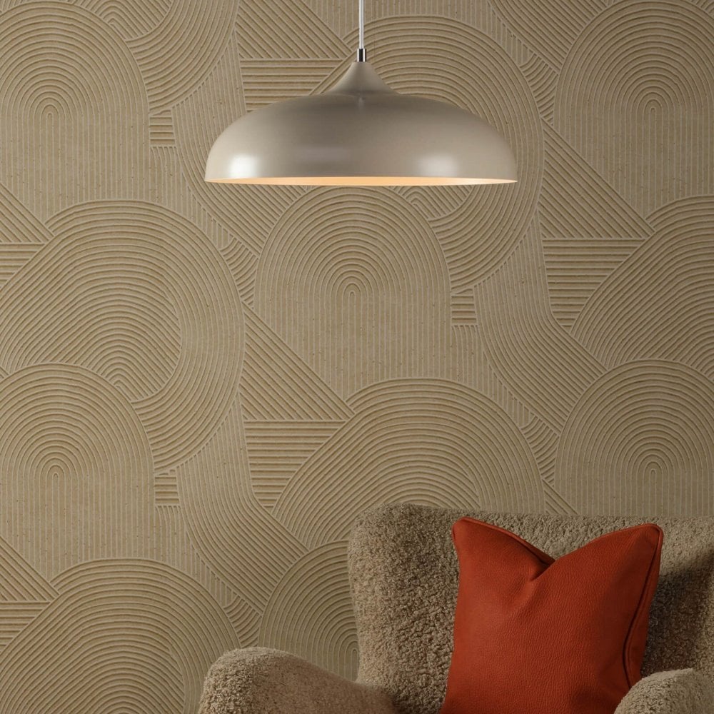 Kaelan 1 Light Pendant in Taupe
