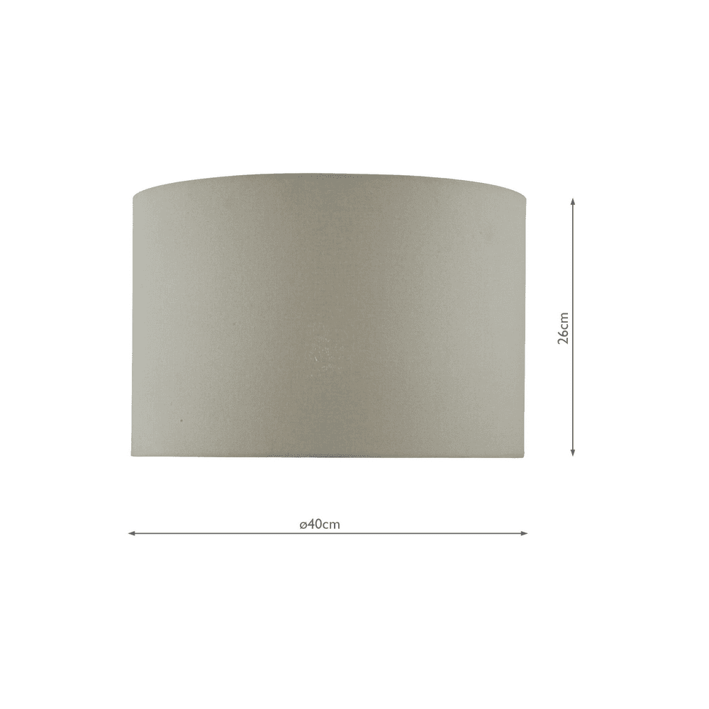 Cassandra Grey Cotton Shade 40cm