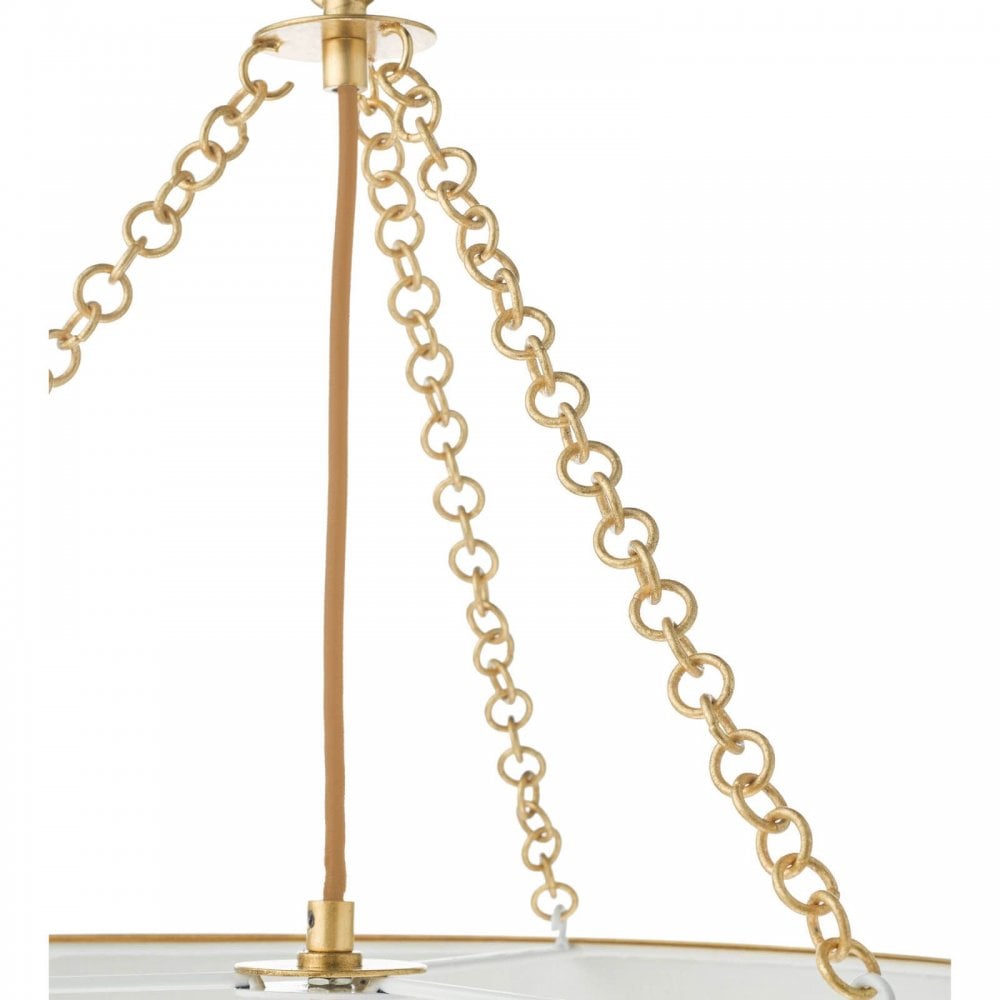 Fennella 5 Light Gold Leaf Pendant
