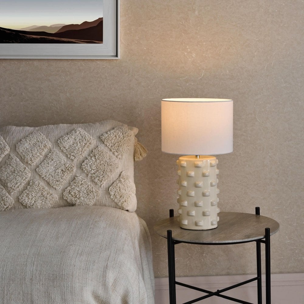 Georgina White Table Lamp C/W Shade