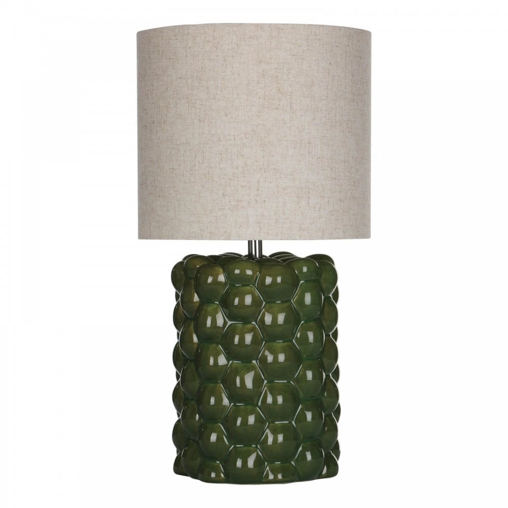 Jayden Green Table Lamp C/W Shade