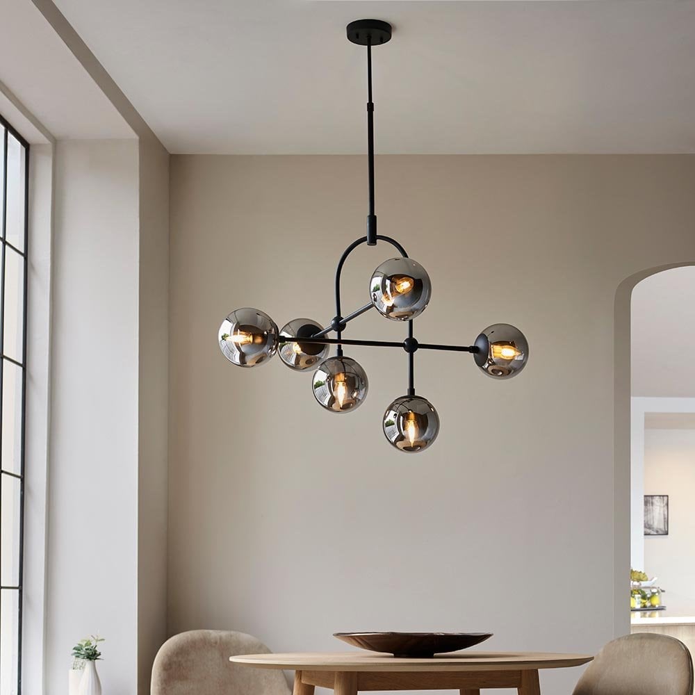 Erin Black Pendant C/W Smoked Shades