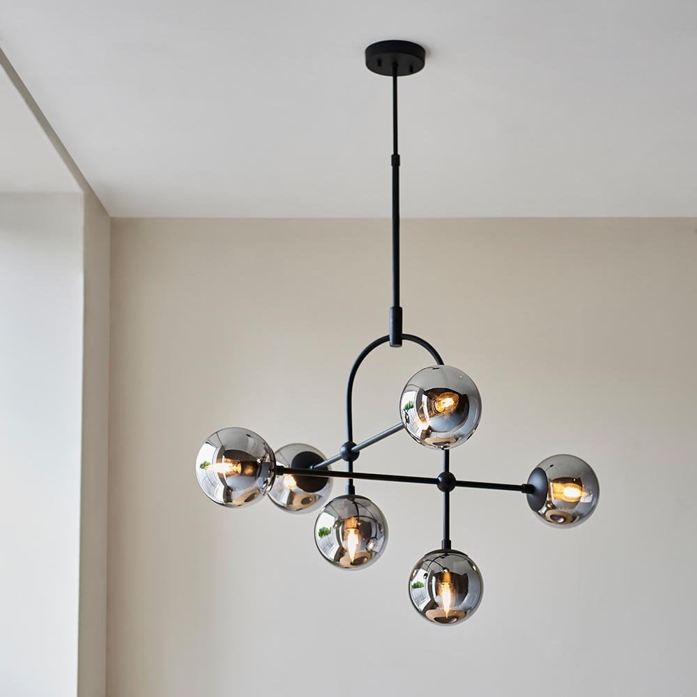 Erin Black Pendant C/W Smoked Shades