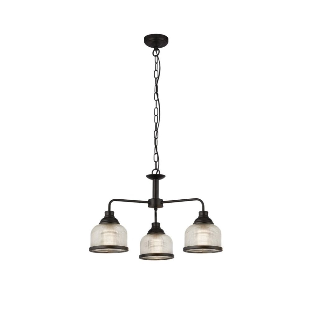 Highworth 3 Light Ceiling Pendant in Black Finish
