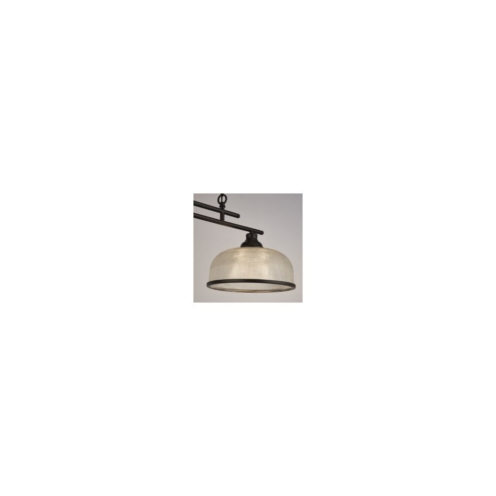 Highworth 2 Light Bar Pendant in Black