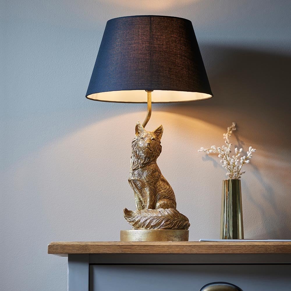 Fox Table Lamp C/W Shade