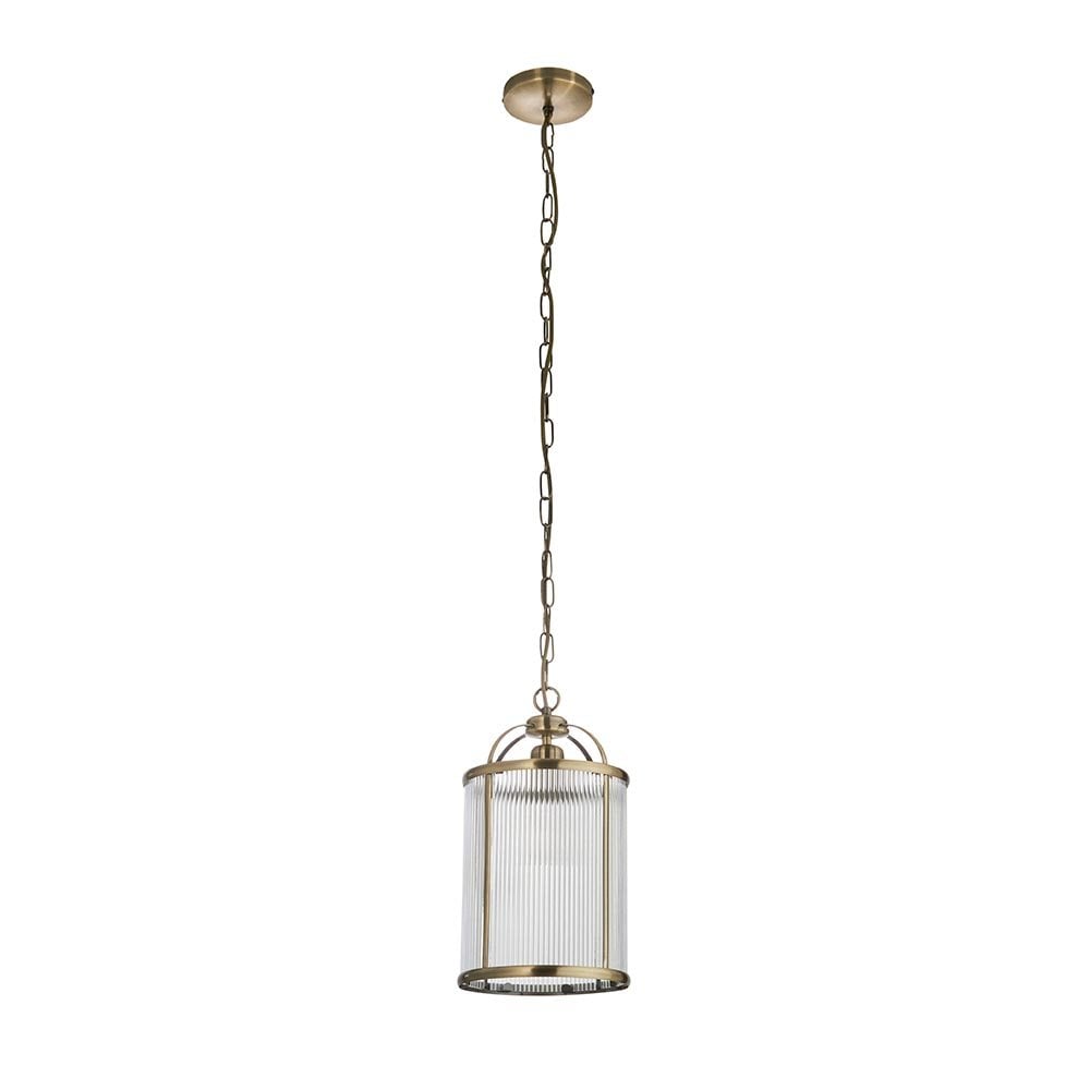 Lambeth Single Ribbed Lantern Pendant