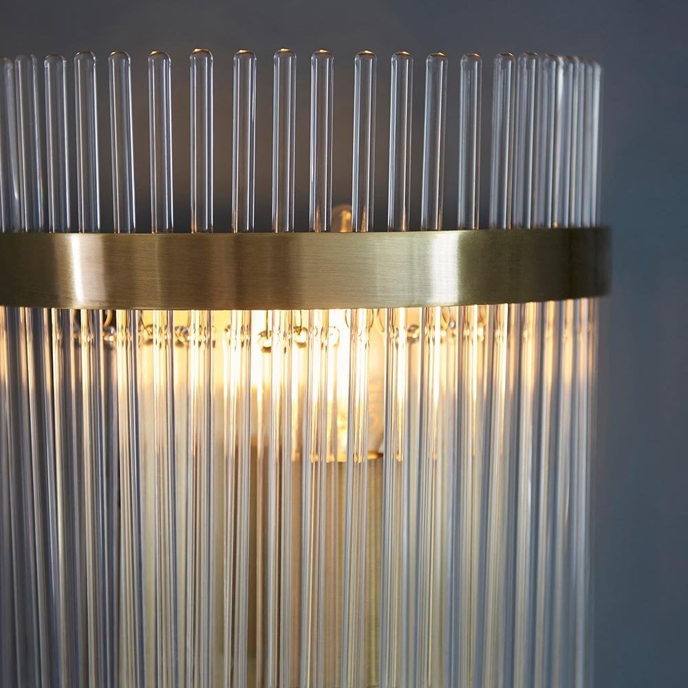 Marietta Antique Brass Wall Light