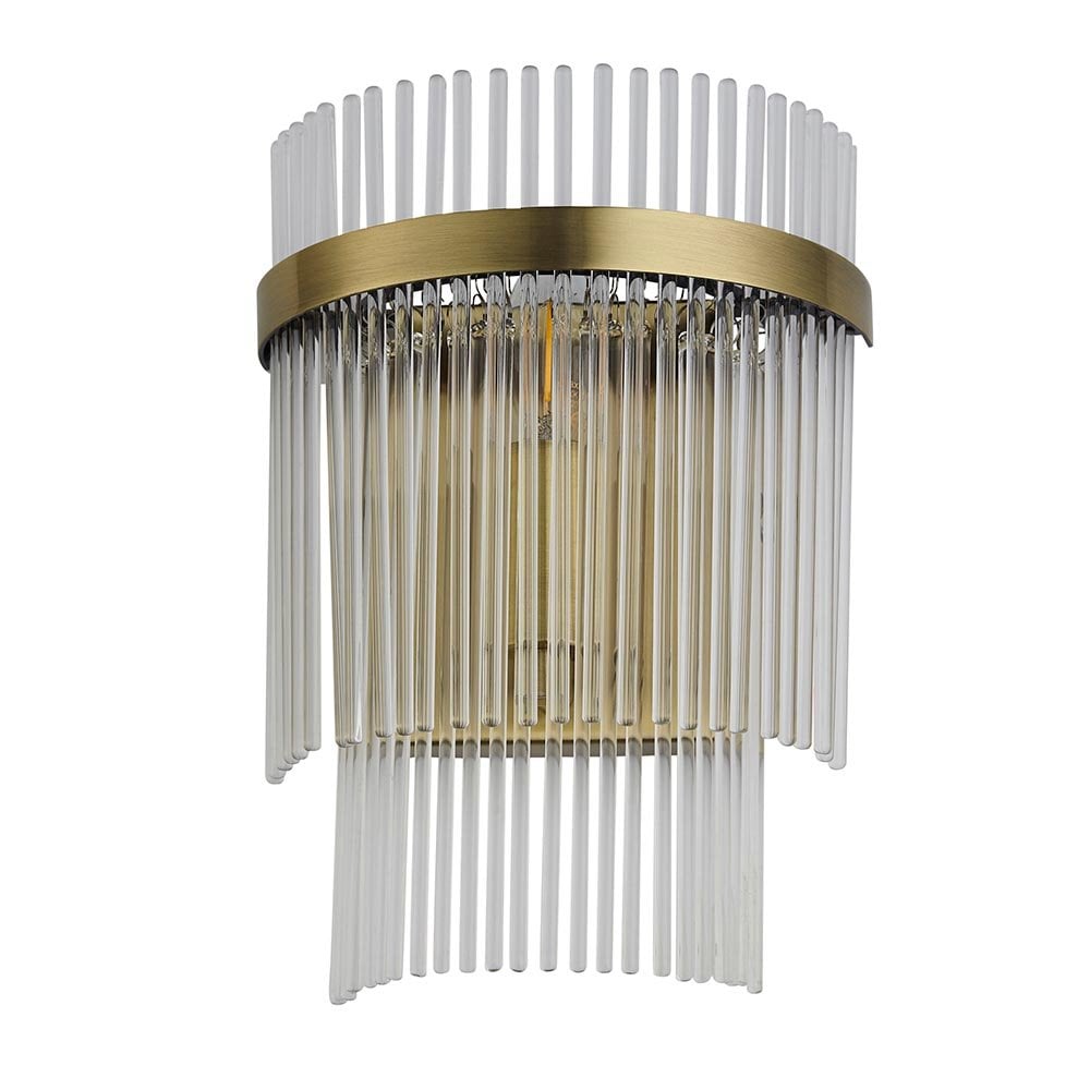 Marietta Antique Brass Wall Light