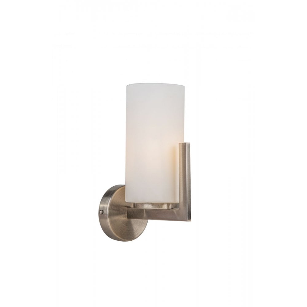 Empire Wall Light in Satin Chrome