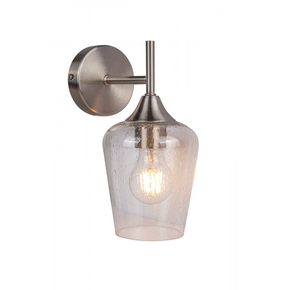 Vino Single Satin Chrome Wall Light
