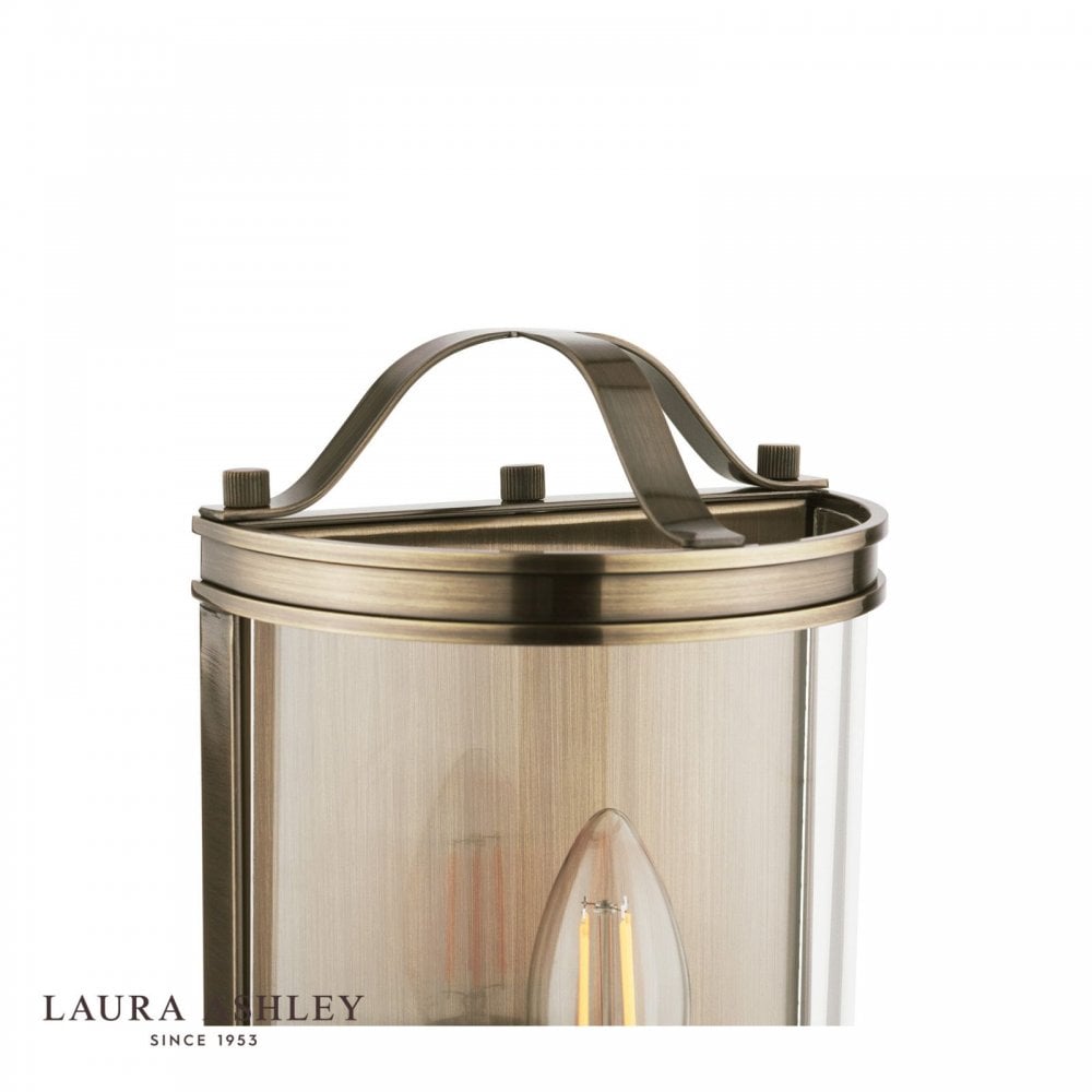 Harrington Wall Light in Antique Brass