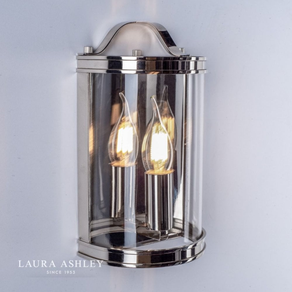 Harrington Wall Light in Polished Nickel