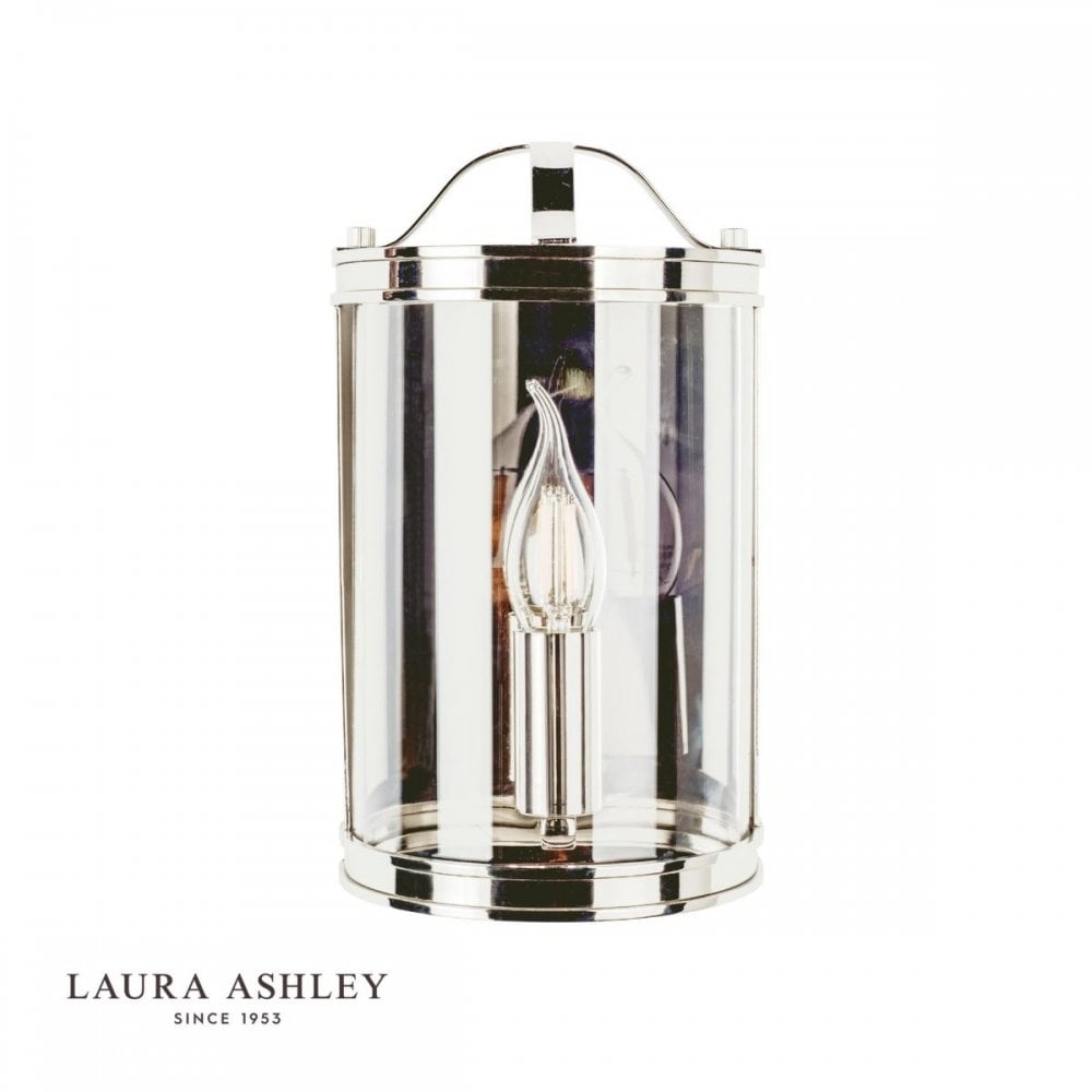 Harrington Wall Light in Polished Nickel