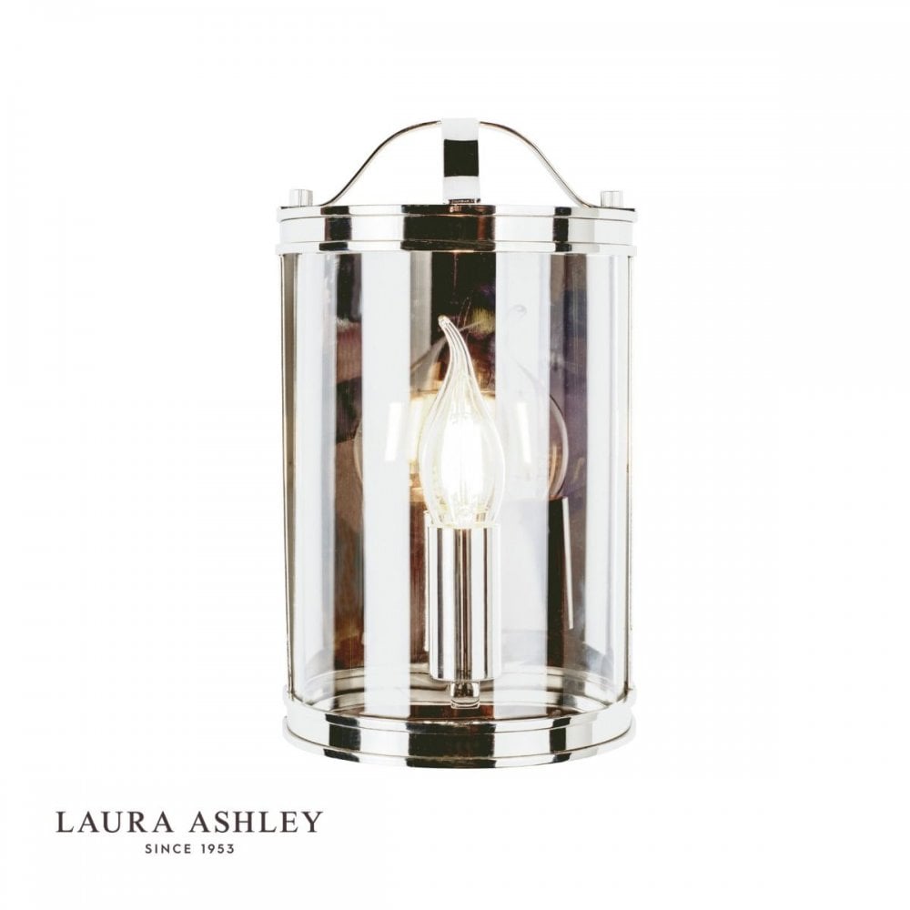 Harrington Wall Light in Polished Nickel