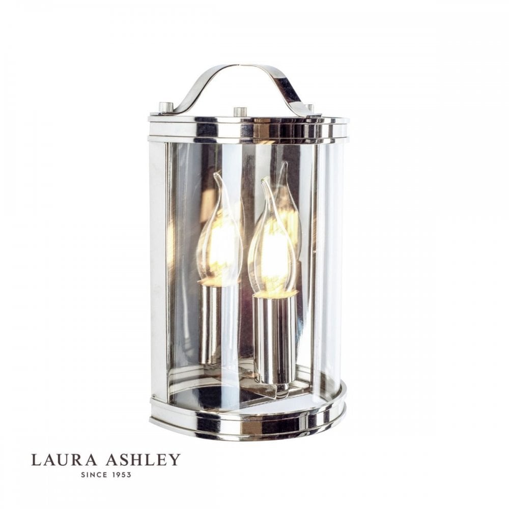 Harrington Wall Light in Polished Nickel