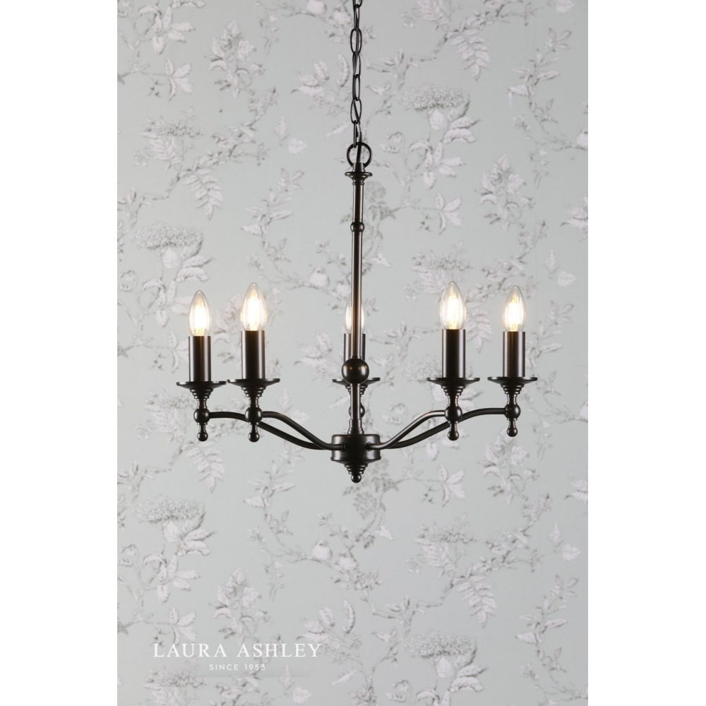 Ludchurch 5 Light Black Pendant Fitting Only