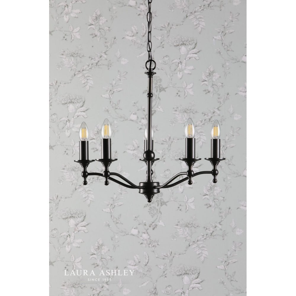 Ludchurch 5 Light Black Pendant Fitting Only