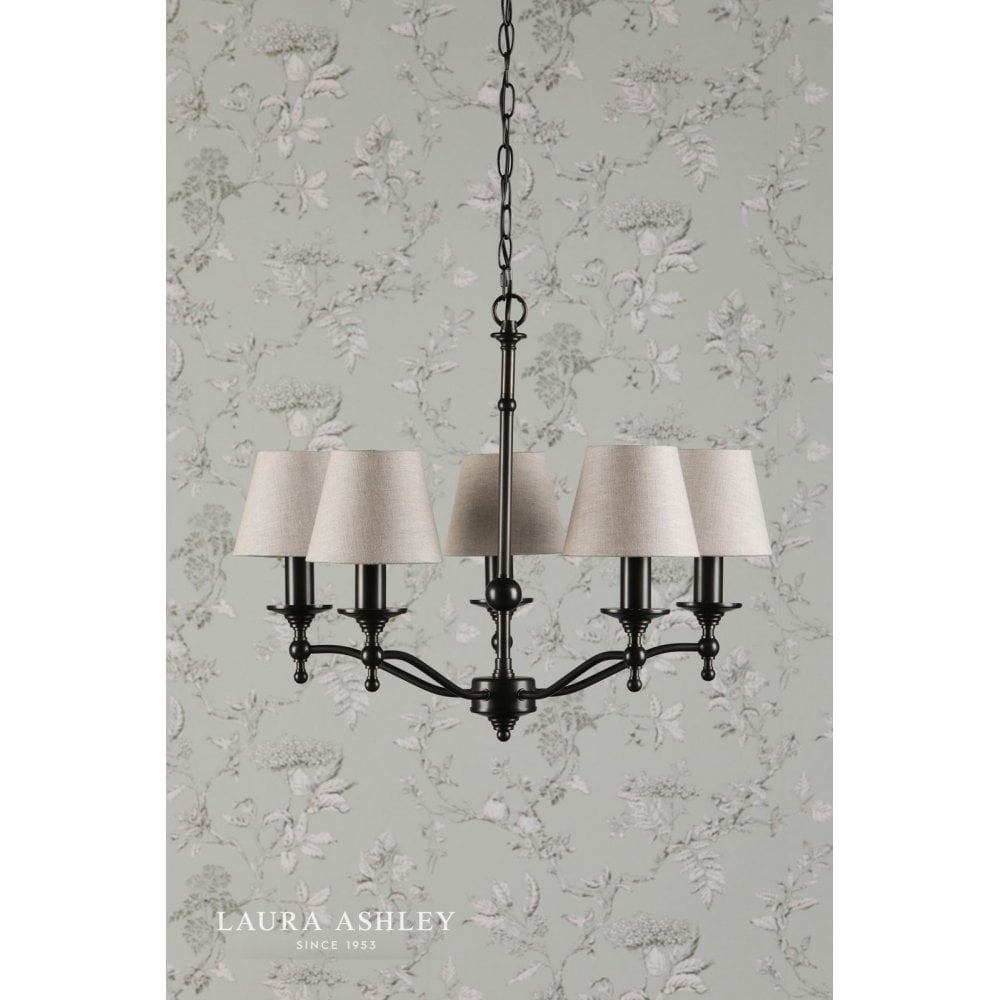 Ludchurch 5 Light Black Pendant Fitting Only