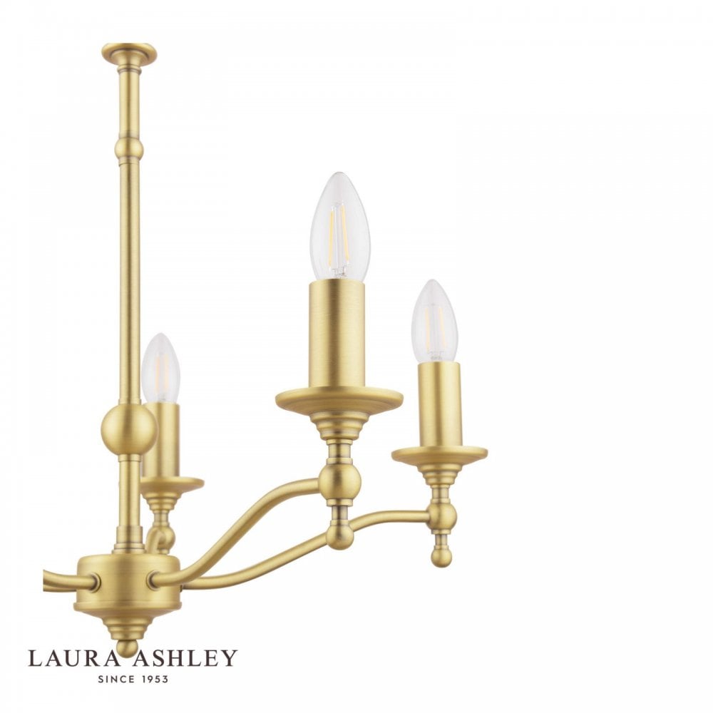 Ludchurch 5 Light Matt Antique Bras Pendant Fitting Only