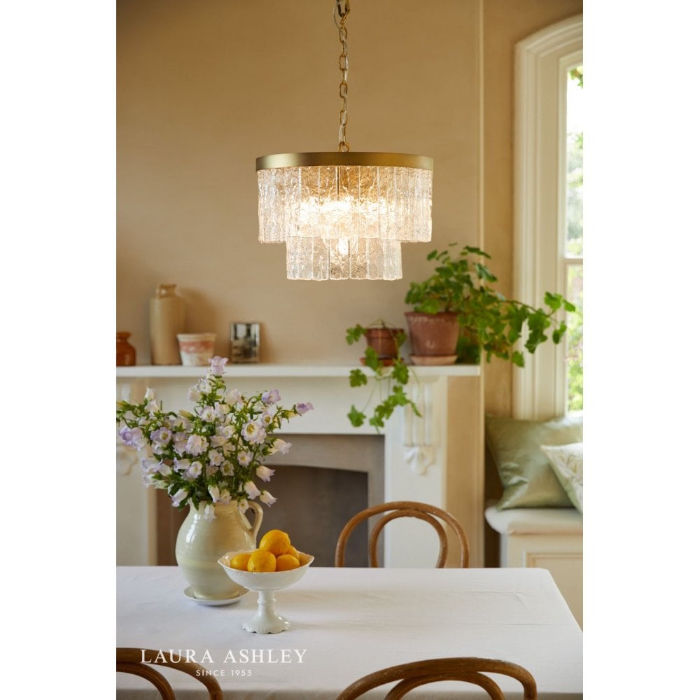 Durnsford 4 Light Matt Antique Brass Pendant