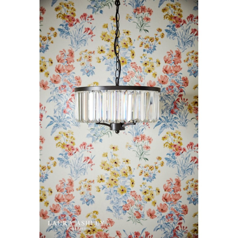 Elkwood 3 Light Pendant in Black
