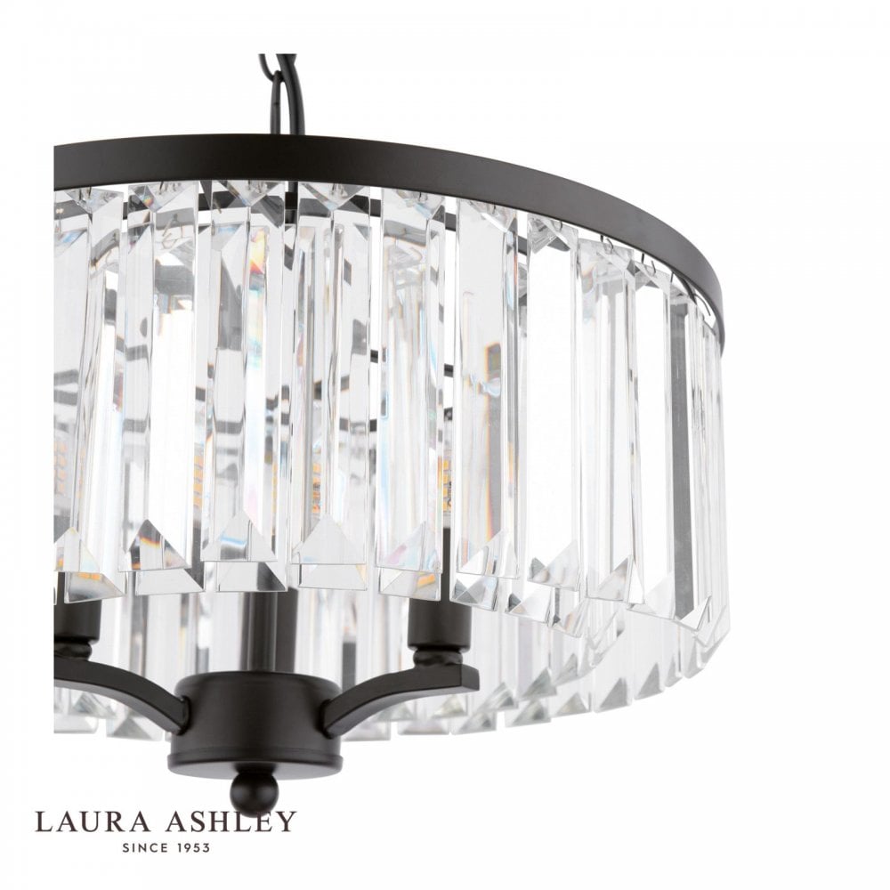 Elkwood 3 Light Pendant in Black