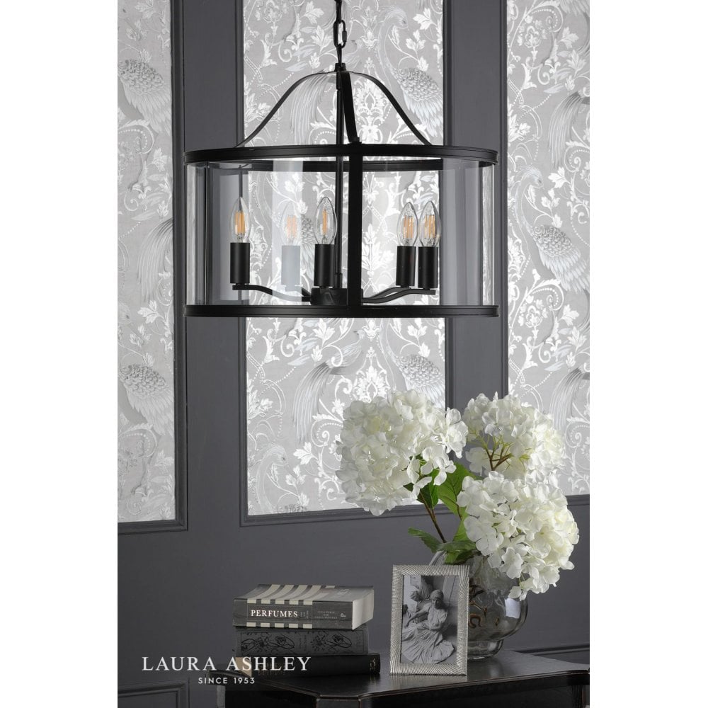 Harrington 5 Light Matt Black Pendant