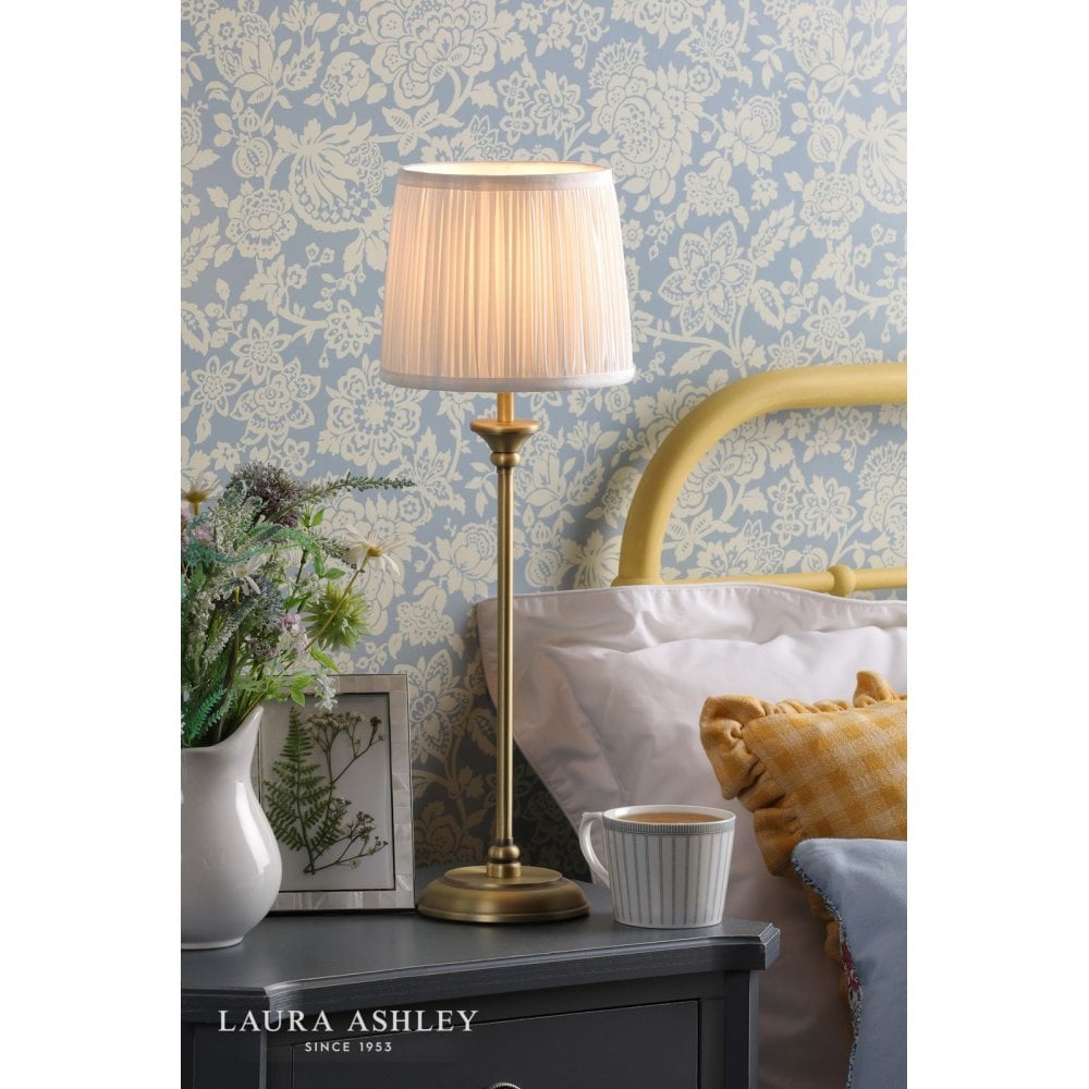 Hemsley Antique Brass Table Lamp C/W Shade