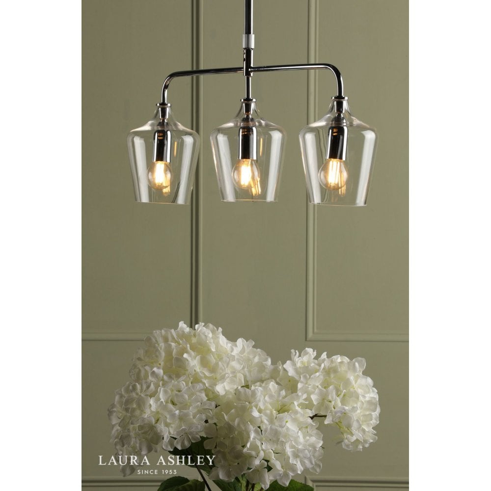 Ockley 3 Light Polished Chrome Bar Pendant