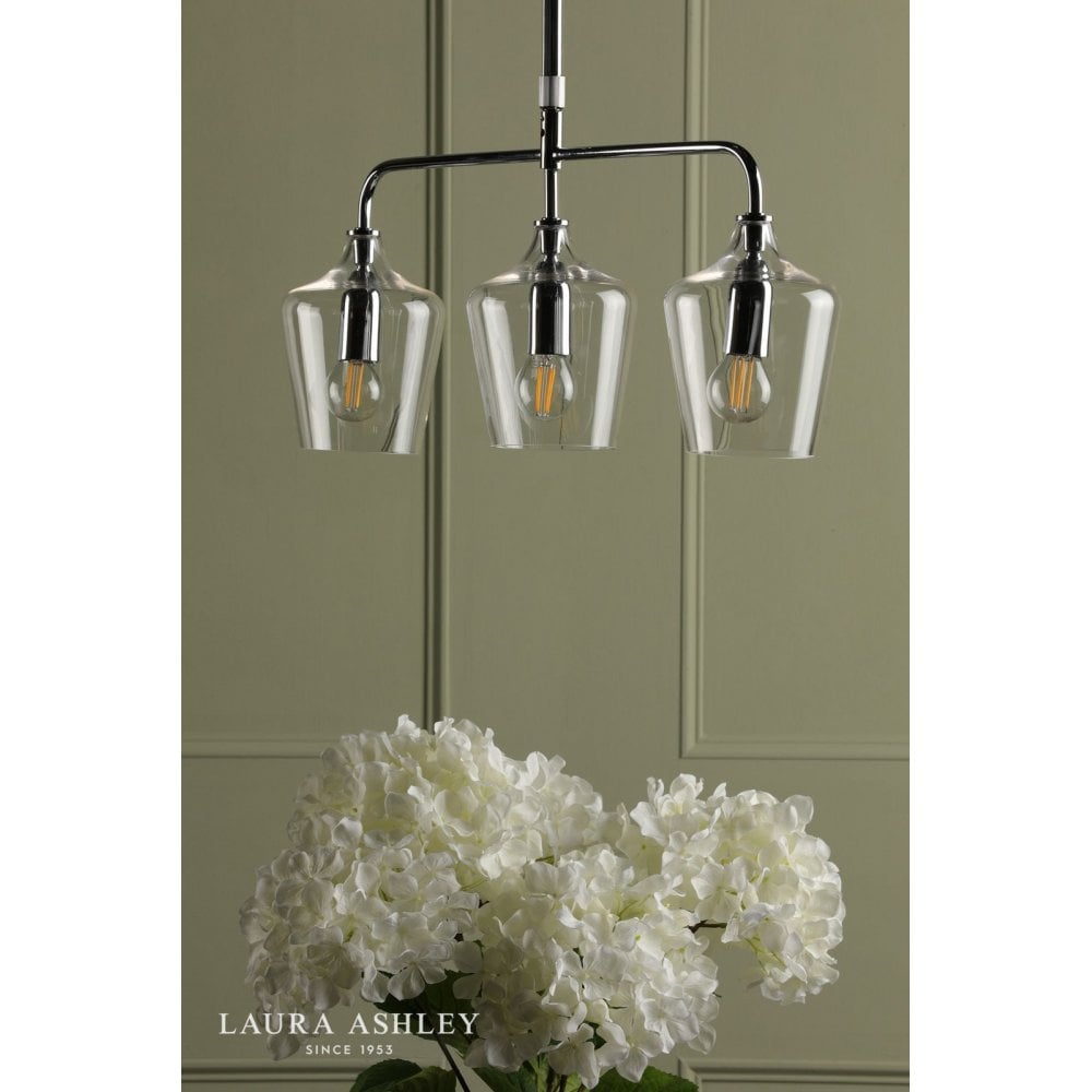 Ockley 3 Light Polished Chrome Bar Pendant