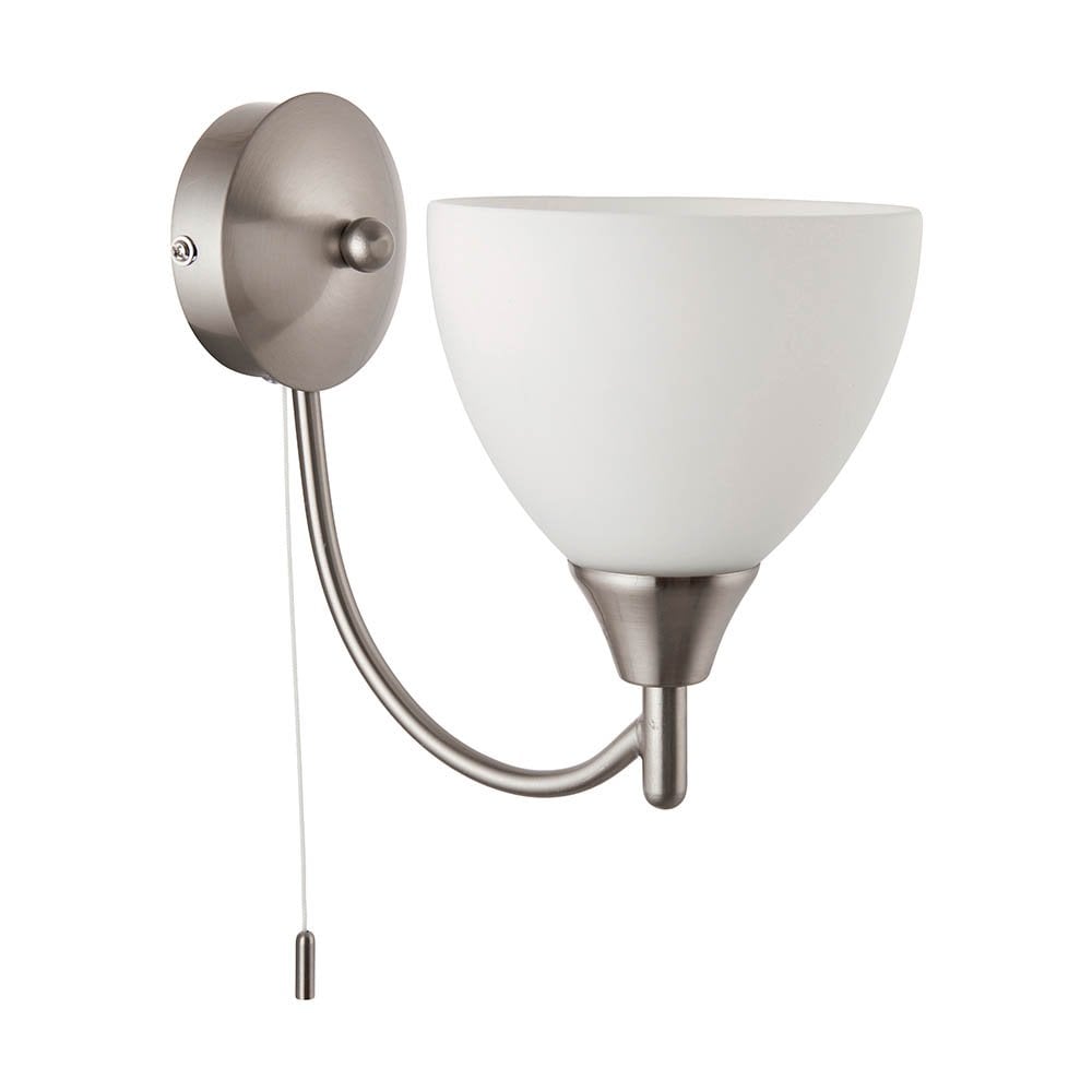 Alton Wall Light in Satin Chrome
