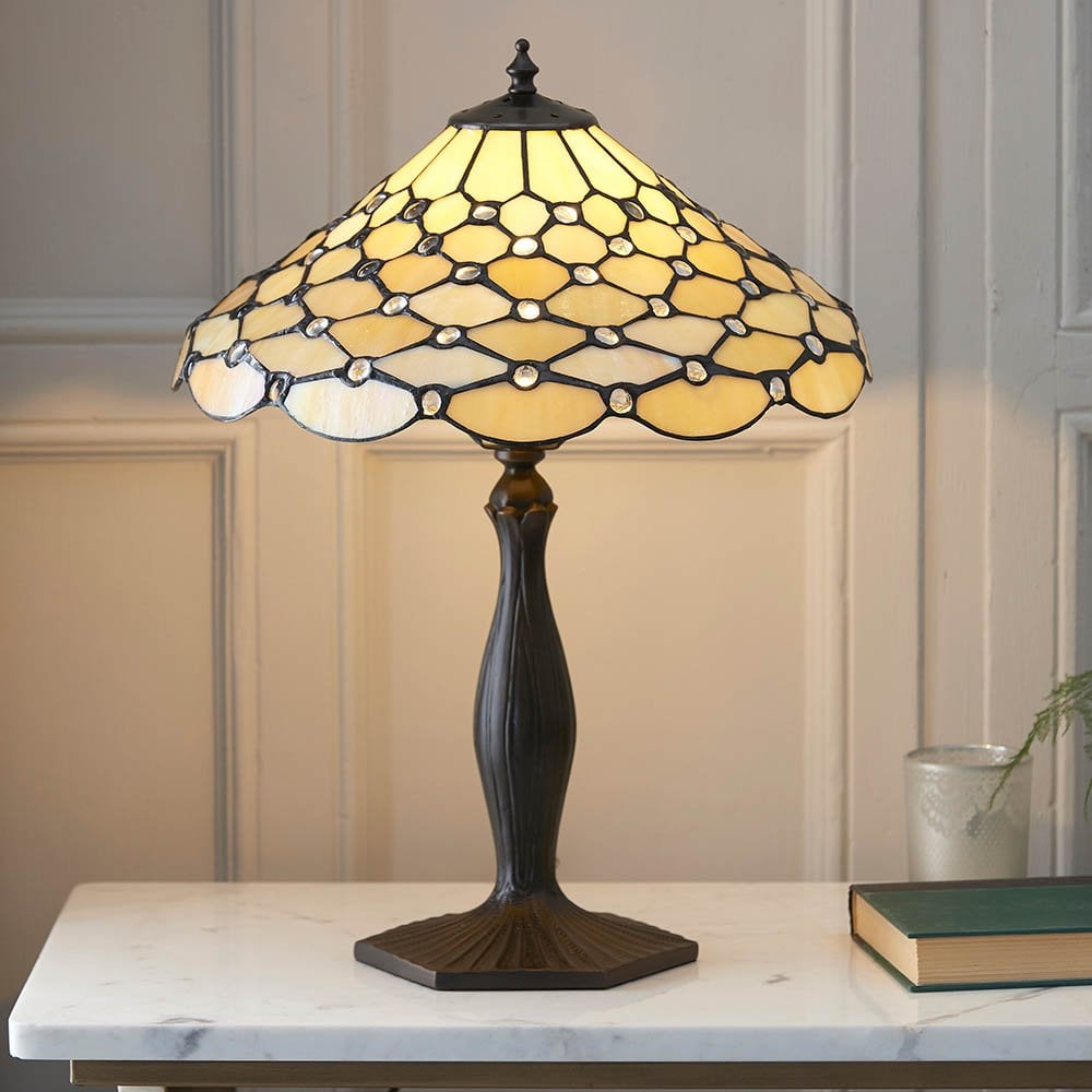 Pearl Table Lamp Tiffany Style