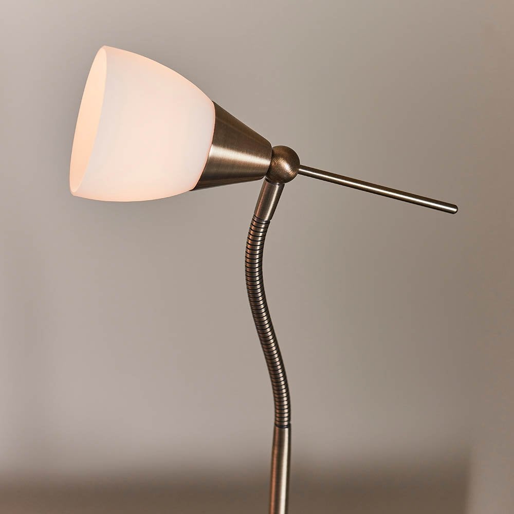 Range Touch Table Lamp in Antique Brass