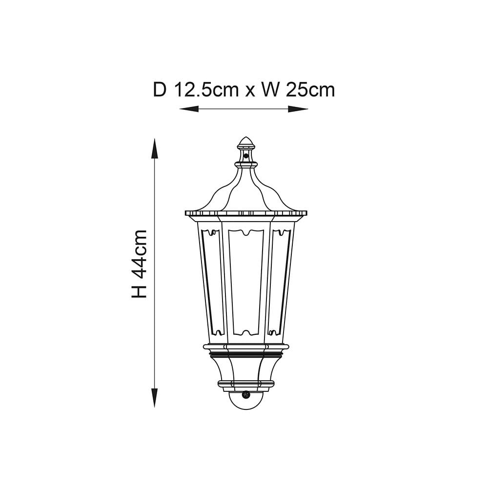 Burford Outdoor Flush Mounted Wall Light IP44
