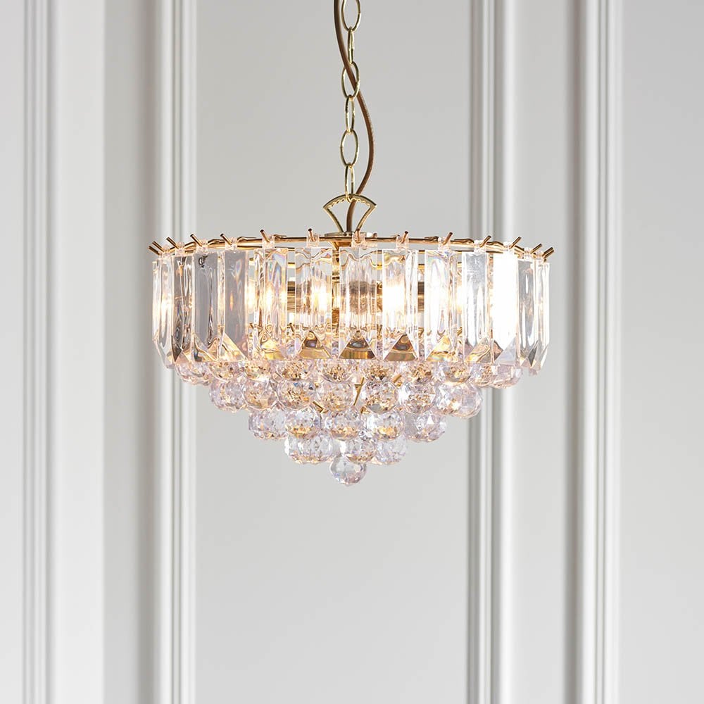 Fargo 3 Light in Brass Finish D 380mm
