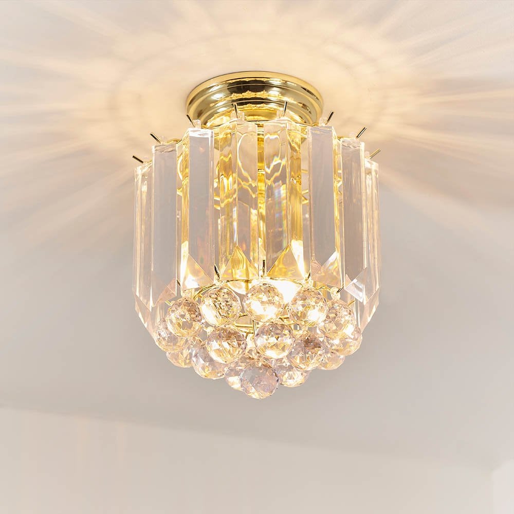 Fargo 2 Light Flush in Brass Finish