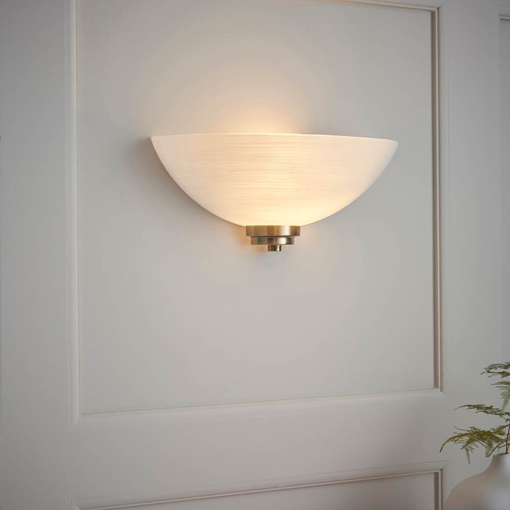 Welles Antique Brass Wall Light
