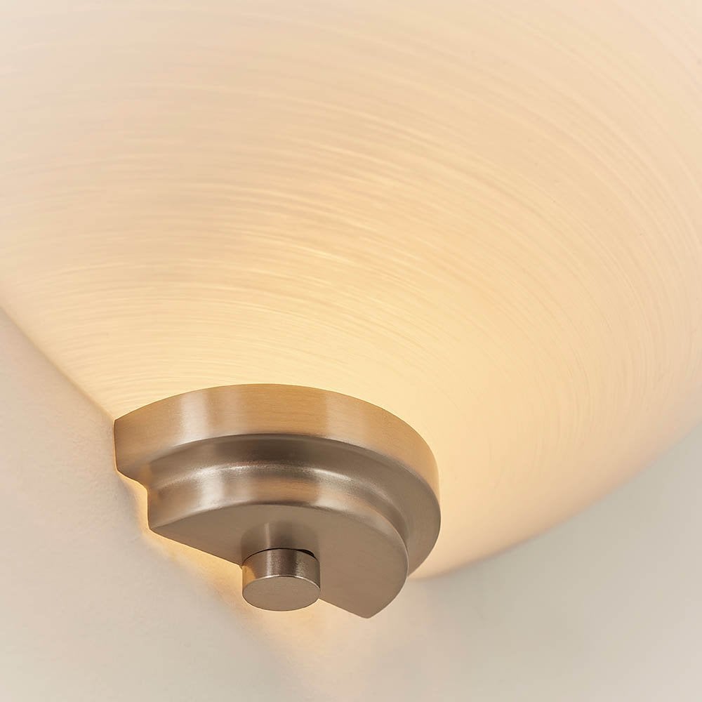 Welles Satin Chrome Wall Light