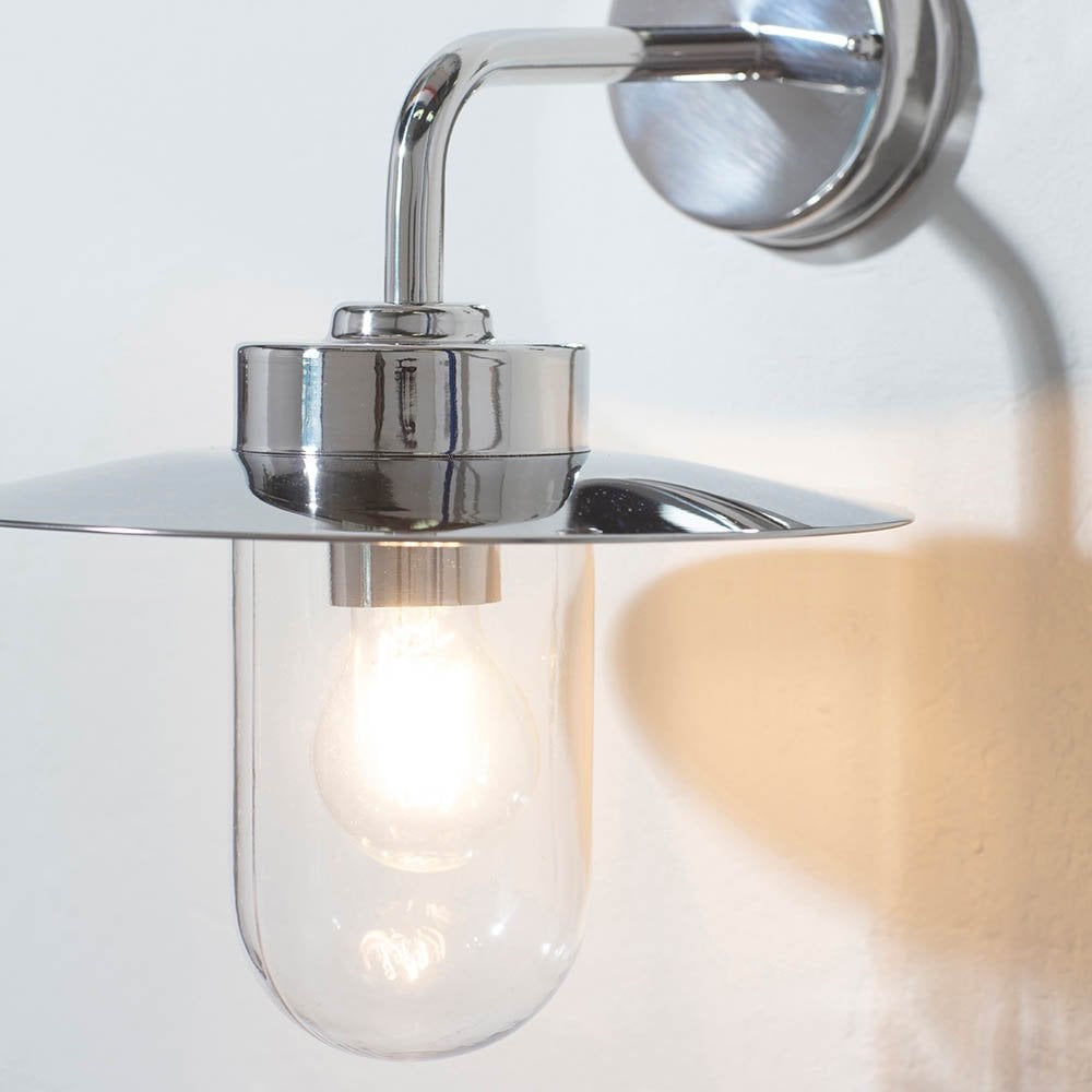 Addison Outdoor Wall Light in Stainless Steel IP44 42W